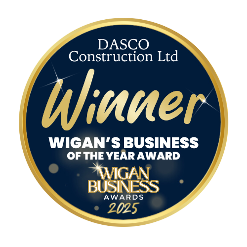 Wigan Business Awards Wigan's Business of the Year winners badge