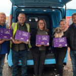 Team Dasco Construction donating selection boxes