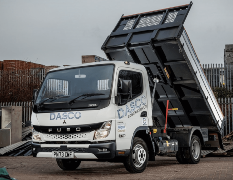 Dasco Construction Builds For The Future With Tough FUSO Canter Tippers  