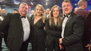 David Rothwell and sibling team Collette Stansfield, Charlotte Rothwell and Managing Director Scott Rothwell from DASCO Construction