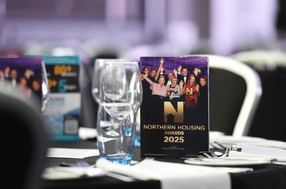 Image shows a table set with glasses